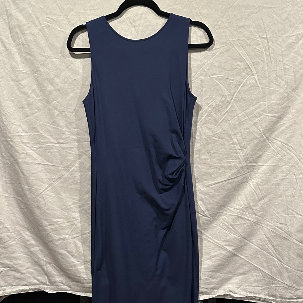 Kenneth Cole New York Classic Blue Midi Dress